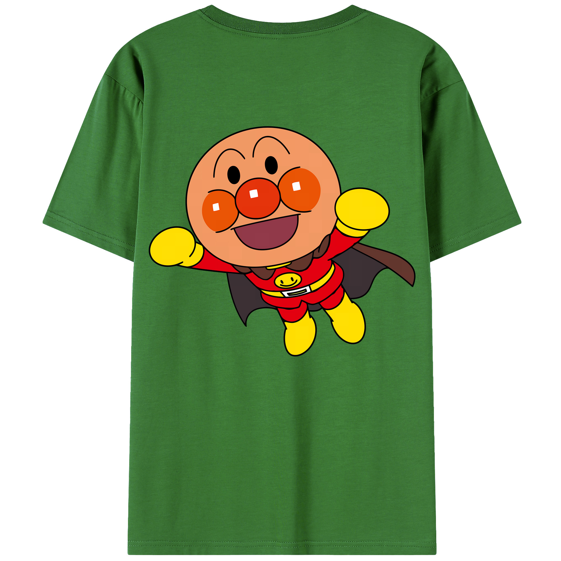 （画像用） アンパンマン Anpanman レディース半袖Tシャツ(バックプリント)